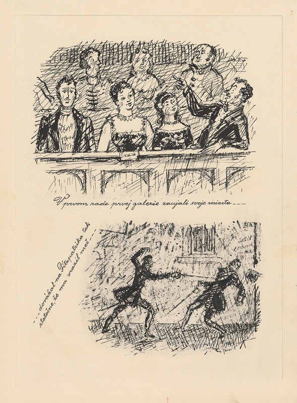 Ľudovít Fulla – 1. V prvom rade galérie. 2. Dorážal na Fitzpatricka.....