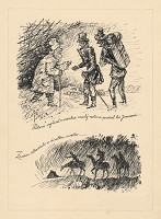 Ľudovít Fulla – 1. Tom vyňal z vrecka notes... 2. Zrazu zbadali v diaľke.... 