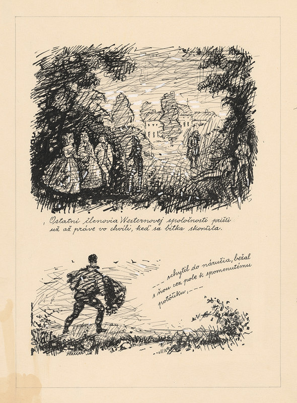 Ľudovít Fulla – 1. Ostatní prišli... 2. Schytil ju do náručia.... 