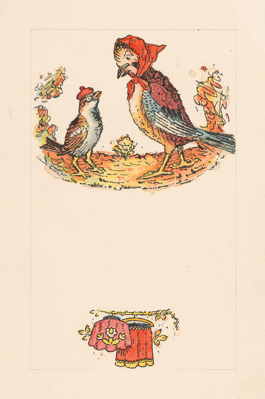 Ľudovít Fulla – Na streche