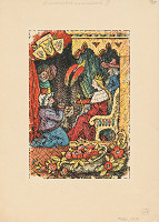 Ľudovít Fulla – Starena pred kráľovnou 