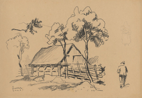 Ľudovít Fulla – Štúdia chalupy 