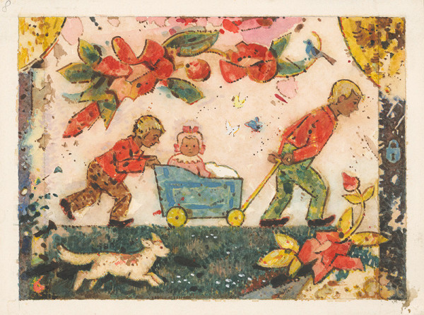 Ľudovít Fulla – Deti na 1. mája 