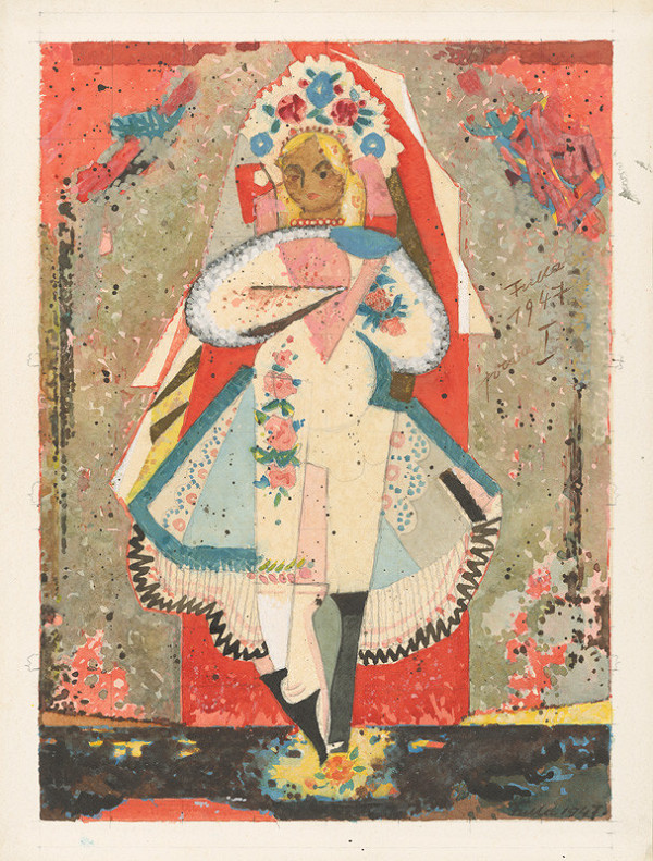 Ľudovít Fulla – Slovenská nevesta II. 