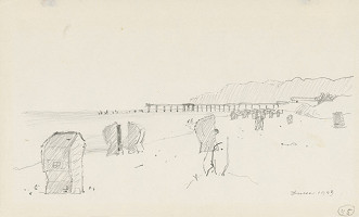 Ľudovít Fulla – Pláž v Medzizdrojoch 