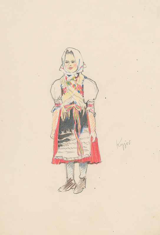 Ľudovít Fulla – Pastierka husí