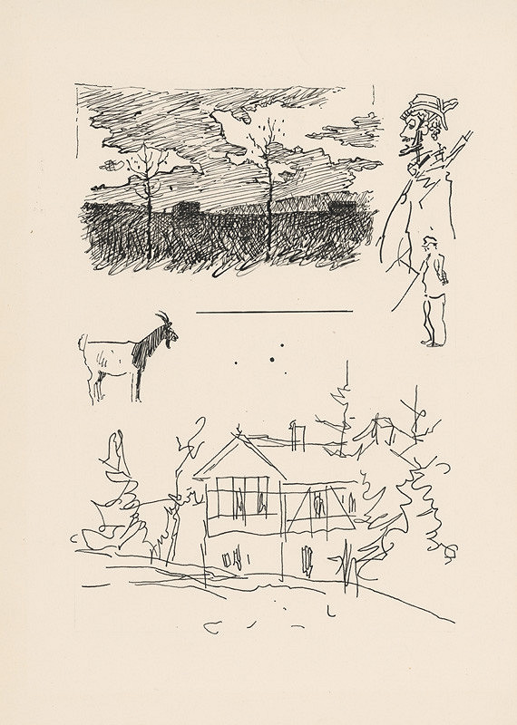 Ľudovít Fulla – Podvečerná krajina a iné kresbové záznamy 