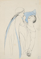 Mária Želibská – Dievčatko pri chorej 