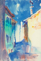 Herman Kvasnica – Ulička pod hradom 