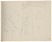 Margita Czóbelová – Náčrt zvonice v Strážkach II.  