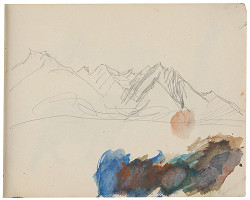 Margita Czóbelová – Náčrt horskej krajiny  