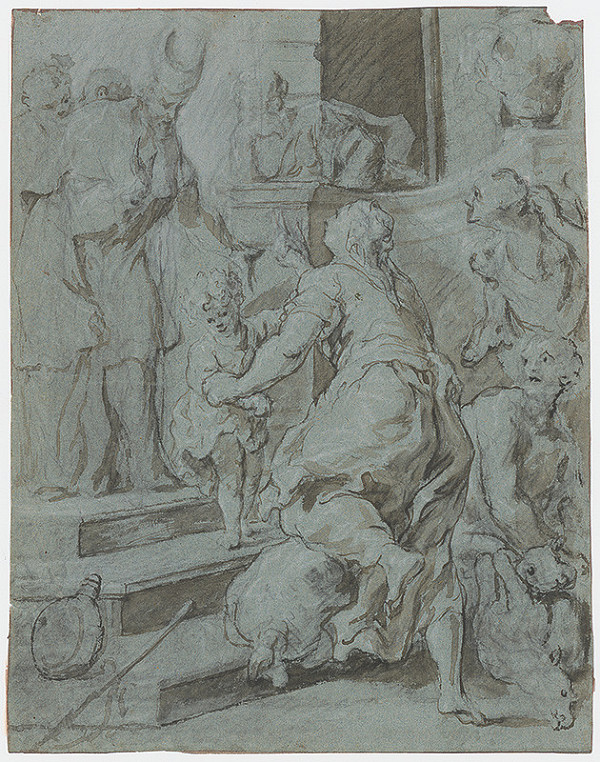 Taliansky majster okolo 1700 – Presentation at the Temple 