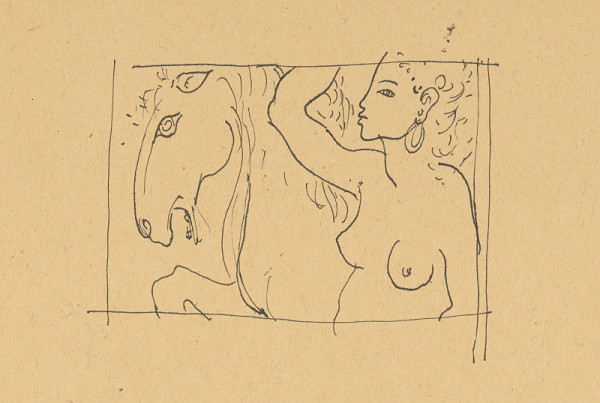 Róbert Dúbravec – Žena s koňom