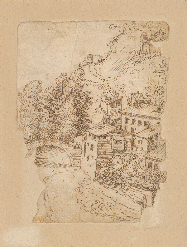 Allart van Everdingen – City Landscape with a Bridge 