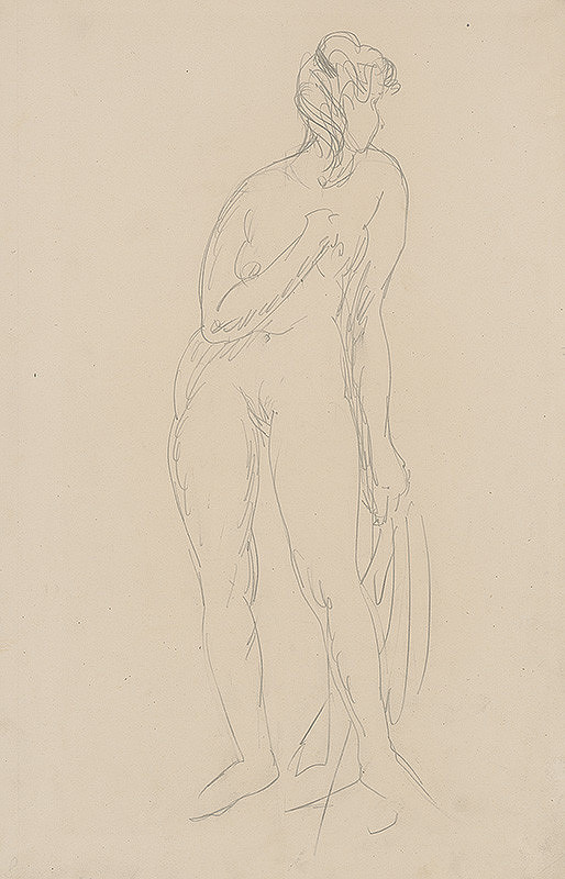 Jozef Kostka – Study of Female Nude