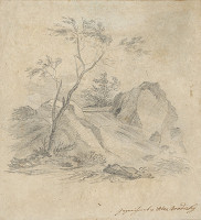 Alexander Brodszky – Krajina s horskou riavou 