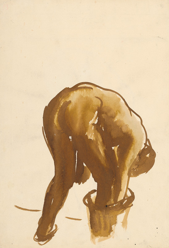 Jozef Kostka – Žena umývajúca si nohu 