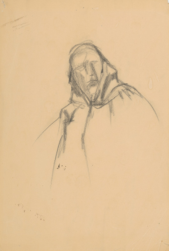 Jozef Kostka – Štúdia hlavy vojaka k pomníku SNP v Partizánskom 