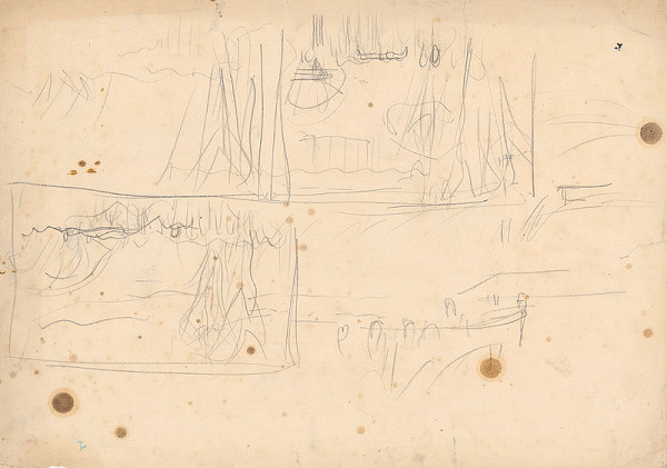 Ladislav Mednyánszky – Náčrt k obrazu 11. 