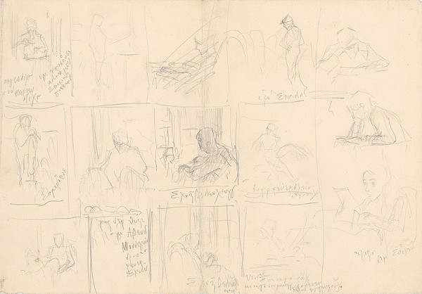 Ladislav Mednyánszky – Náčrt k obrazu 21. 