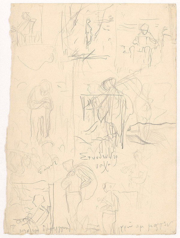 Ladislav Mednyánszky – Náčrt k obrazu 22. 