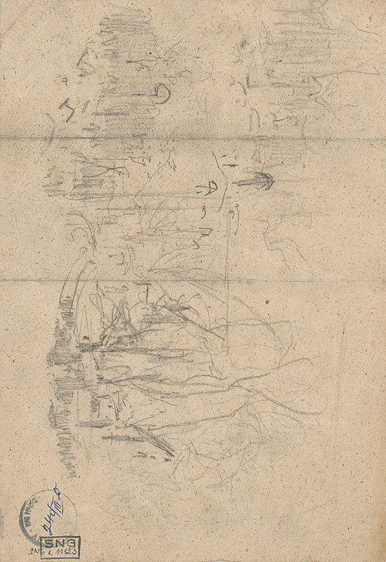 Ladislav Mednyánszky – Náčrt k obrazu 34. 