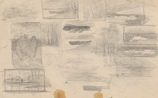 Ladislav Mednyánszky – Náčrt k obrazu 42. 