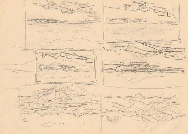 Ladislav Mednyánszky – Náčrt k obrazu 43. 