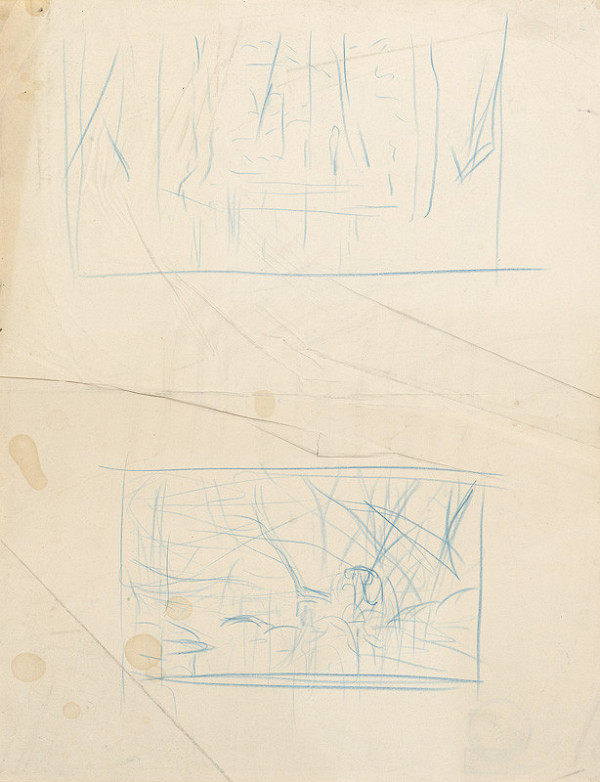 Ladislav Mednyánszky – Náčrt k obrazu 49. 