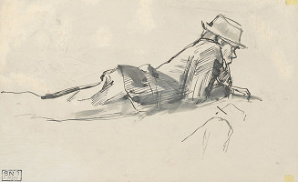 Ladislav Mednyánszky – Figurálne náčrty 64. 