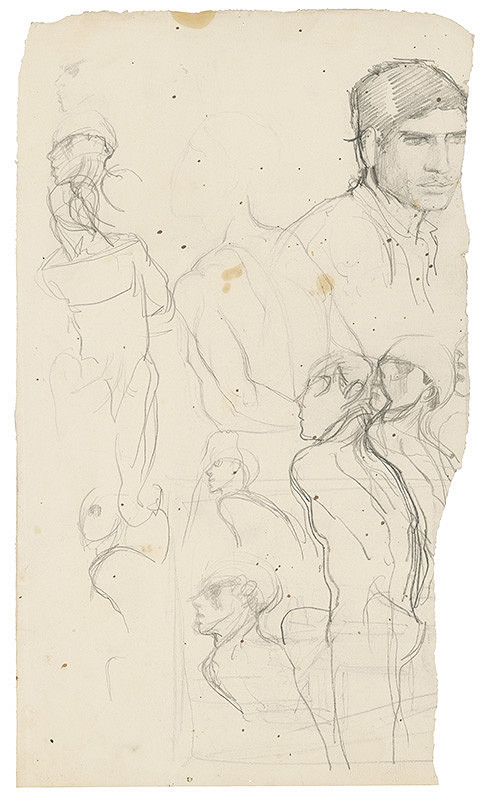 Ladislav Mednyánszky – Figurálne štúdie 129. 