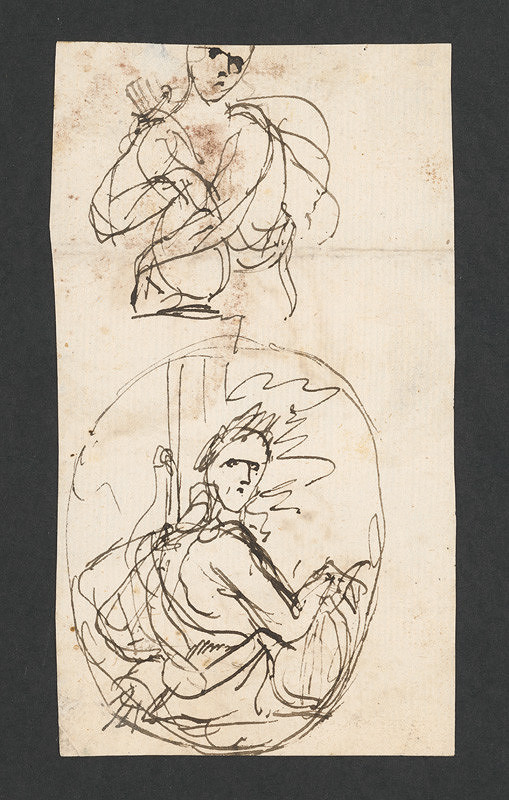 Rakúsky maliar z 18. storočia – Náčrty k oslavnému portrétu 