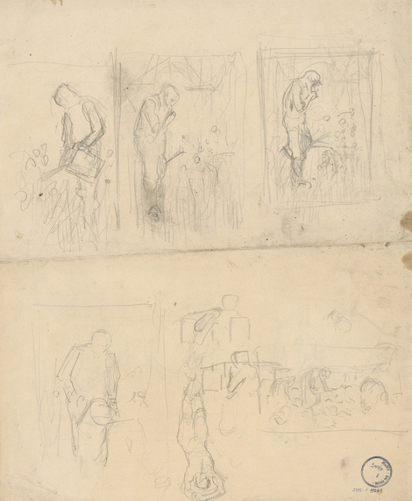 Ladislav Mednyánszky – Figurálne štúdie 454 