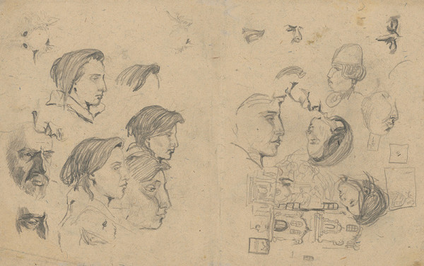 Ladislav Mednyánszky – Figurálne náčrty 497 