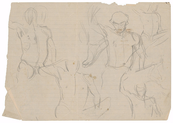 Ladislav Mednyánszky – Figurálne štúdie 37. 