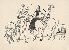 Vincent Hložník – Don Quixote Accompanying a Lady 