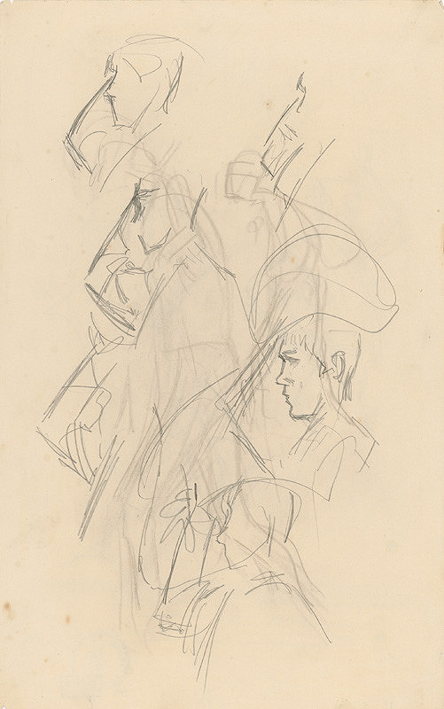 Ladislav Mednyánszky – Figurálna štúdia 87. 