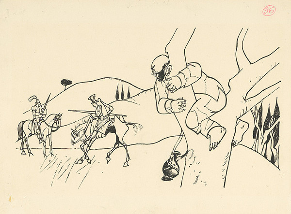 Vincent Hložník – Don Quixote's Duel with a Knight 