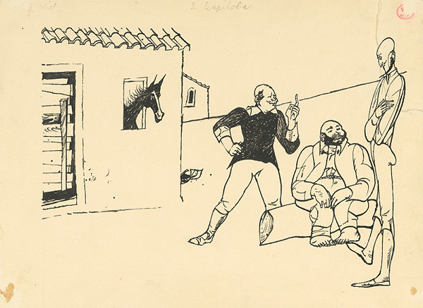 Vincent Hložník – Debata pred maštalou 