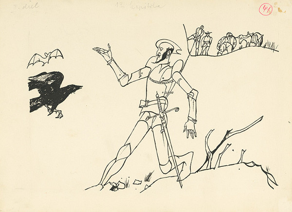 Vincent Hložník – Priatelia vyťahujú Don Quijota z jamy 