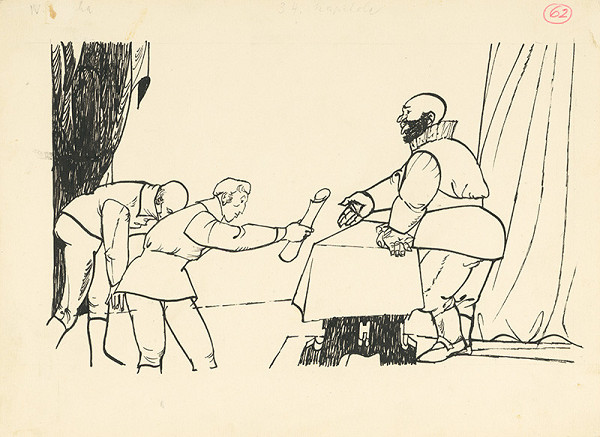 Vincent Hložník – Sancho Panza prijíma posolstvo 