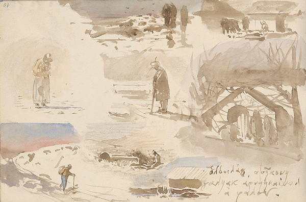 Ladislav Mednyánszky – Drobné štúdie ôsmych rôznych námetov  