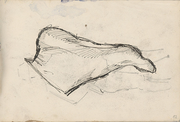 Ladislav Mednyánszky – Štúdia k portrétu muža s fajkou 