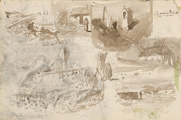 Ladislav Mednyánszky – Drobné štúdie šiestich rôznych námetov  