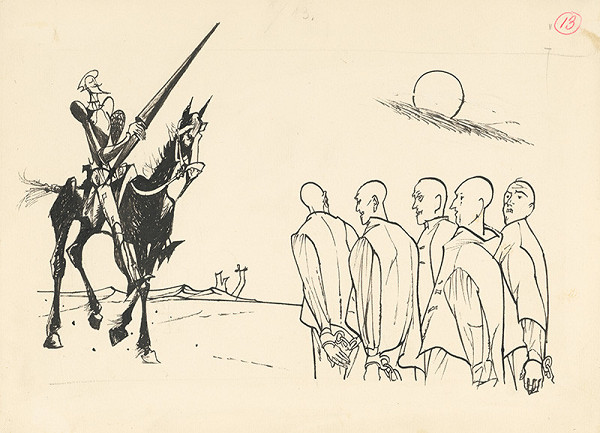 Vincent Hložník – Don Quixote Meeting Convicts 