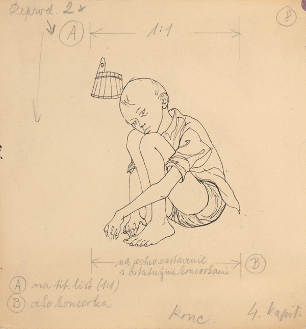 Viera Bombová – Čupiaci chlapec