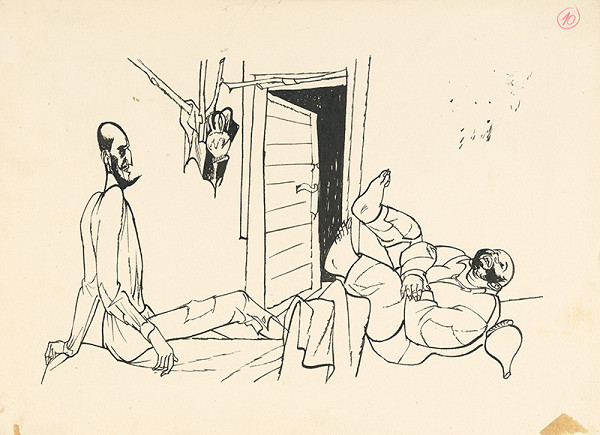 Vincent Hložník – Prebudenie Dona Quijota a Sancha Panzu 