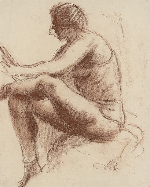 Eugen Lehotský – Štúdia ženského aktu 