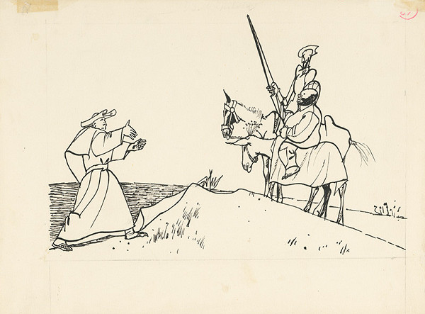 Vincent Hložník – Prelát víta Dona Quijota a jeho sluhu 