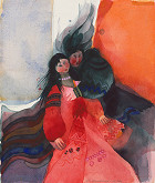 Ľuba Končeková-Veselá – Mládenec a dievčina 